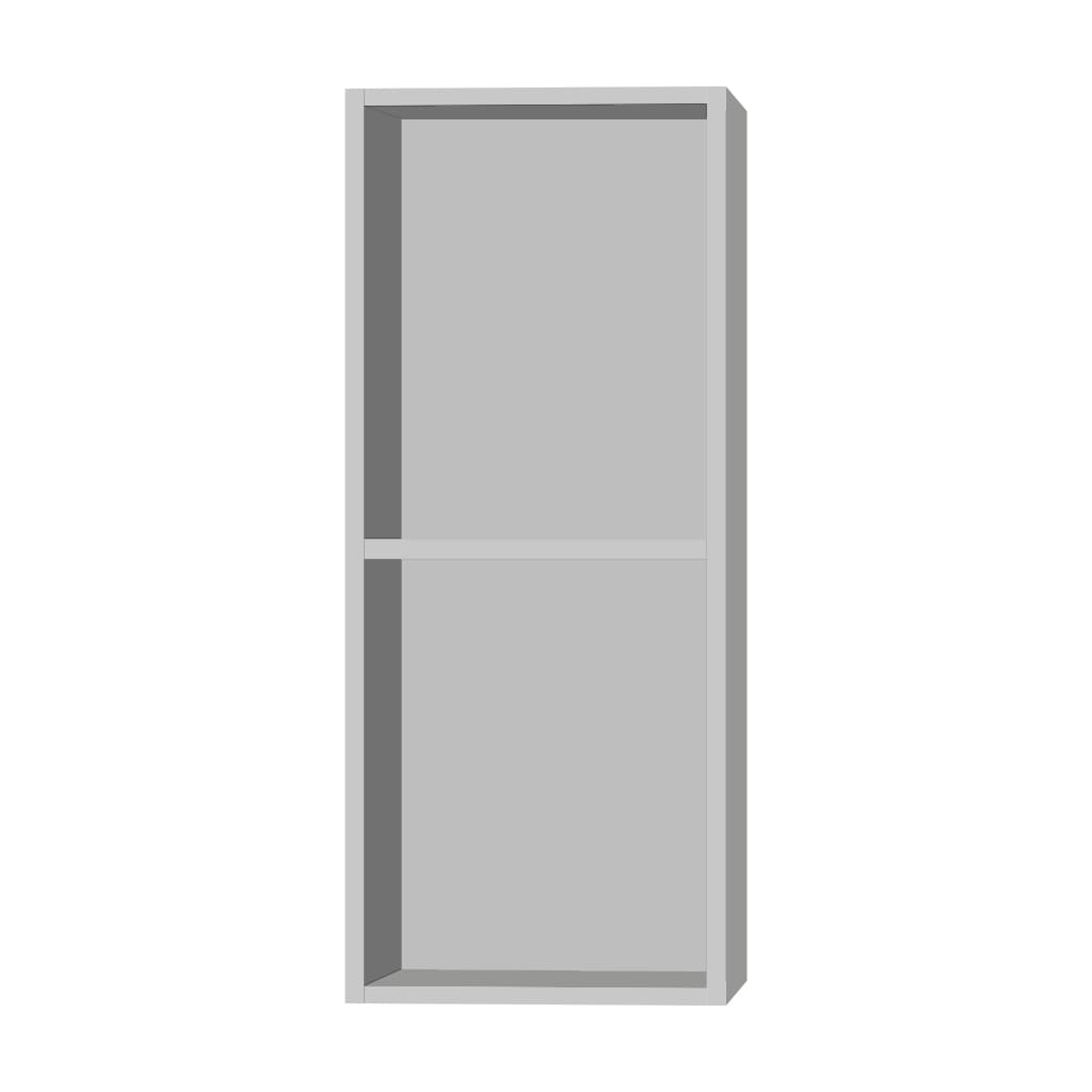 Кухонный шкаф открытый 720х150х315мм Серый